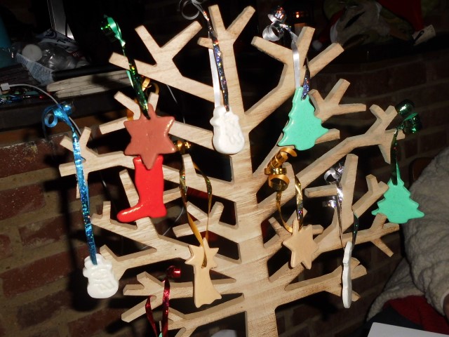 Anh&auml;nger aus Kaltporzellan