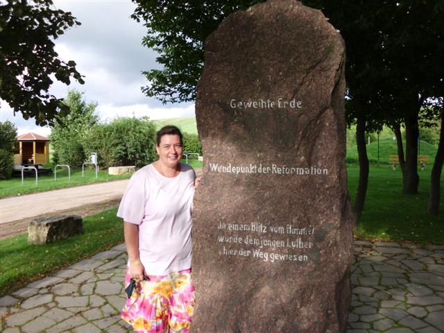 Hier traf Martin beinahe der Blitz